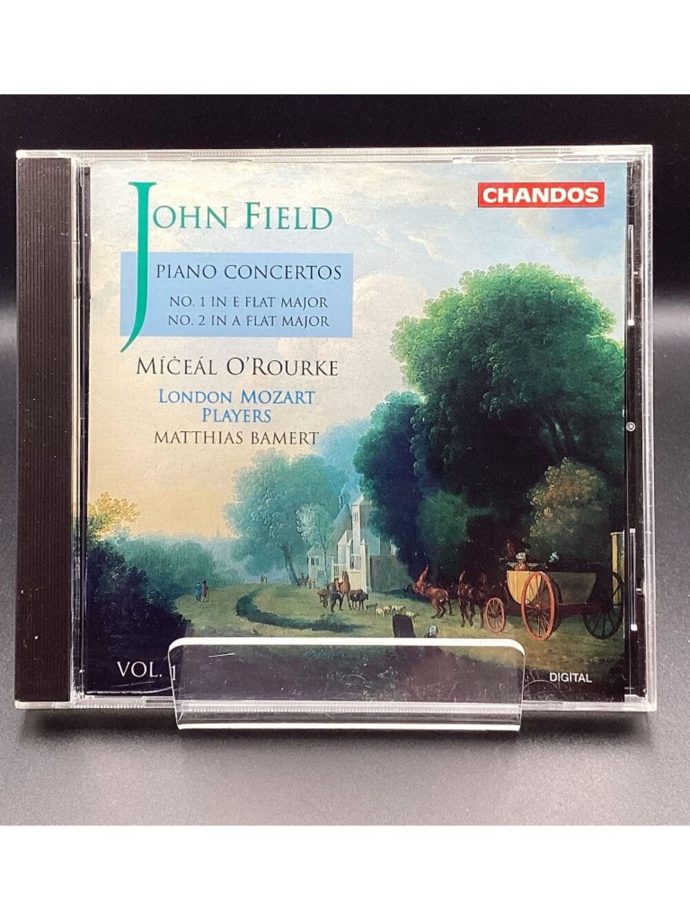John Field - Piano Concertos: No.1 E Flat Major, No.2 A Flat Major (CD 1995) UK